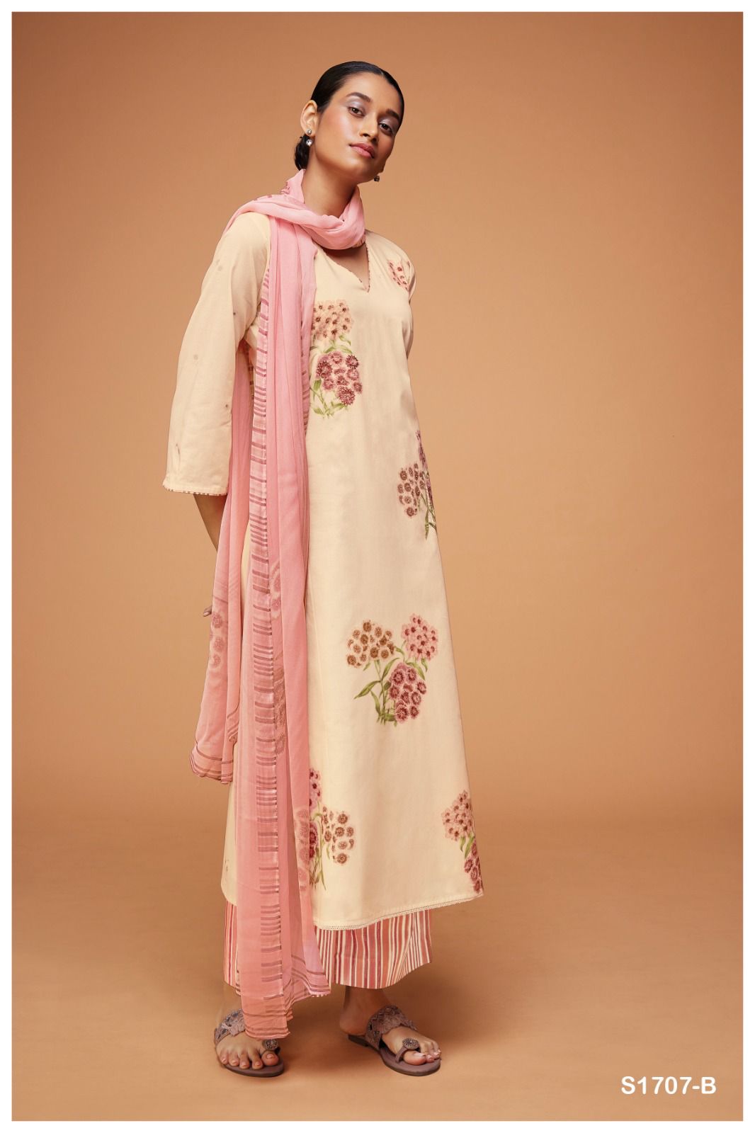 Verena S1707 By Ganga Cotton Salwar Suit Catalog